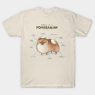 Anatomy of a Pomeranian T-Shirt